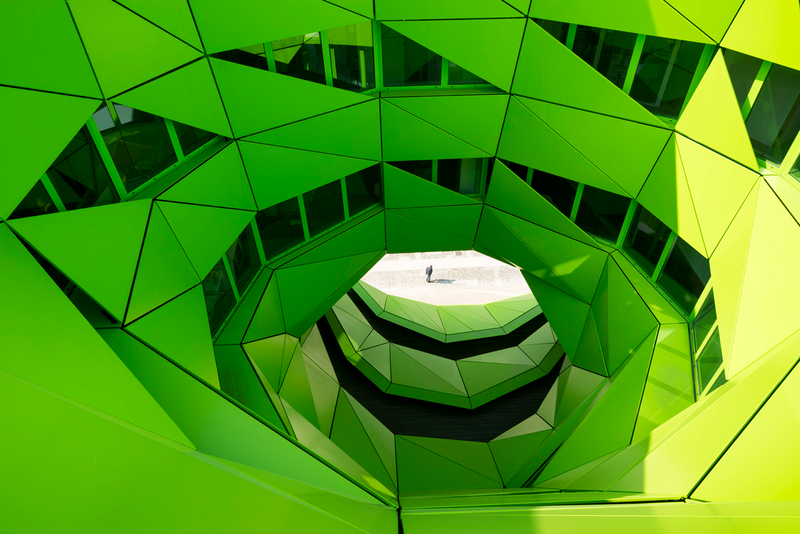 Illustration for article titled Euronews' Alien HQ in Lyon Is Staring At You